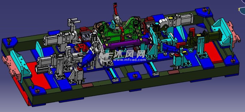 后副車(chē)架焊裝夾具機(jī)械加工圖紙解析與設(shè)計(jì)要點(diǎn)